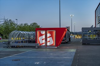 New ATM on the site of a shopping centre in Mülheim-Dümpten, free-standing, should be blast-proof,