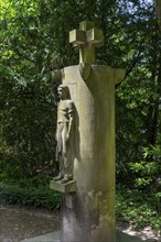 Rotthauser cemetery in Gelsenkirchen, memorial and burial ground of the victims of the mining