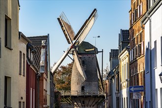 The Kriemhildmühle in Xanten, the only windmill on the Lower Rhine that is operated daily, North