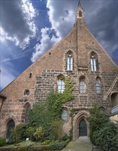 West side of St Clare's Church, seen from the former monastery courtyard, Königstraße 66,