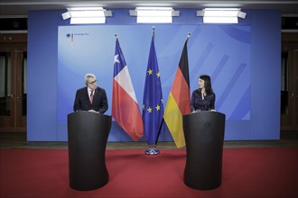 Annalena Bärbock, Federal Foreign Minister, and Alberto van Klaveren Stork, Foreign Minister of