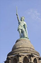 Hermann Monument by Ernst von Bandel, Detmold, Teutoburg Forest, North Rhine-Westphalia, Germany,