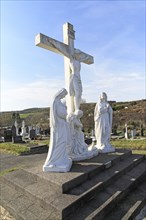 Memorial at Abbeystrewry cemetery, Skibbereen, County Cork, Ireland, Irish Republic, Europe