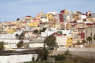 Housing in Melilla autonomous city state Spanish territory in north Africa, Spain, Europe