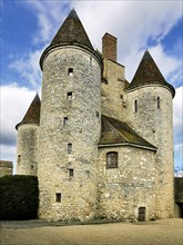 Nemours. Medieval castle of 12 century. Seine-et Marne department. Ile-de-France. France. Europe