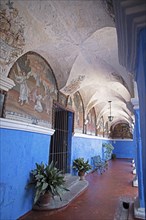 Cloister in the Convento Santa Catalina nunnery, Arequipa, Province of Arequipa, Peru, South