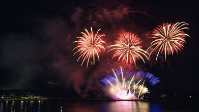 Fireworks Display, British Firework Championships, Plymouth, Devon, England, United Kingdom, Europe