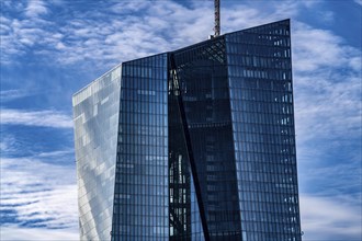 Building of the European Central Bank, ECB, on the Main in Frankfurt, Hesse, Germany, Europe