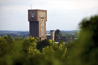 Hammerhead tower of Heinrich Robert colliery, Ost colliery, Hamm, Kissinger Höhe, Ruhr area, North