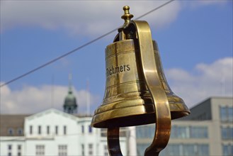 Hamburg, windjammer Rickmer Rickmers, ship's bell