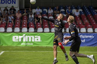 Fistball: TSV Pfungstadt against DSG UKJ Froschberg (IFA 2024 Fistball World Tour Finals Mannheim,