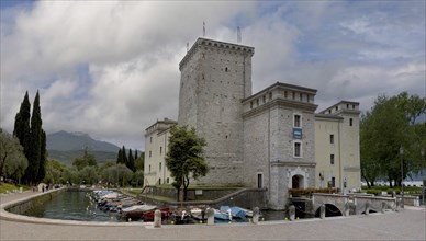 Medieval Rocca Fortress and Museum, Riva del Garda, Lake Garda North, Trento, Trentino-Alto Adige,