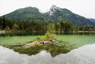 Hintersee, Ramsau, Berchtesgaden National Park, Berchtesgadener Land, Upper Bavaria, Bavaria,