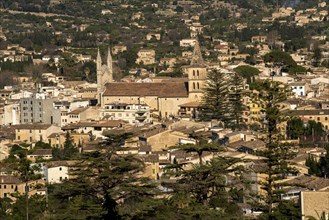 The village of Sóller in the north-west of the island, near Alconàsser, Serra de Tramuntana,