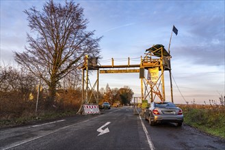 Camp of climate activists in the rest of the village of Lützerath, the last place to be excavated