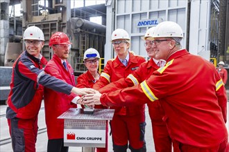 Minister President Michael Kretschmer takes part in the inauguration of a hydrogen-capable forging