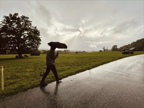 Thunderstorm in Murnau, 27/09/2024