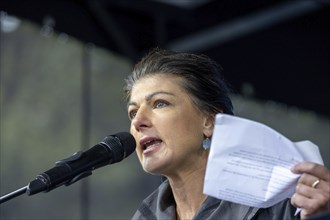 Sahra Wagenknecht, founder of the BSW (Alliance Sahra Wagenknecht, Reason and Justice) at the Die