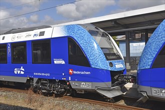 Europe, Germany, Lower Saxony, hydrogen train RB33 Cuxhaven, Bremerhaven, Bremervörde, Buxtehude,