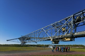 The F60 overburden conveyor bridge visitor mine is located on Bergheider See near the village of