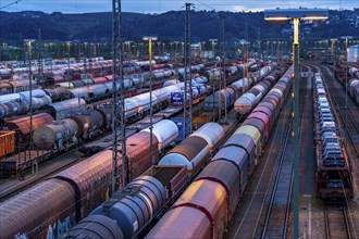 The Hagen-Vorhalle marshalling yard, one of the 9 largest in Germany, is located on the