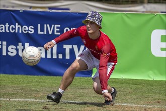 Fistball: SG Novo Hamburgo against AWN TV Enns (IFA 2024 Fistball World Tour Finals Mannheim, match