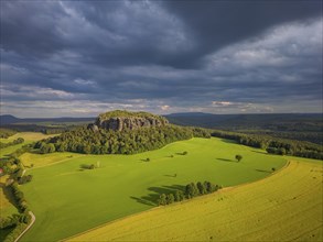 The Pfaffenstein, also known as Jungfernstein, is a high table mountain in the Elbe Sandstone