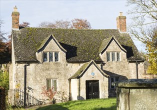 Early seventeenth century Sexton's Cottage, former almshouses, Devizes, Wiltshire, England, UK