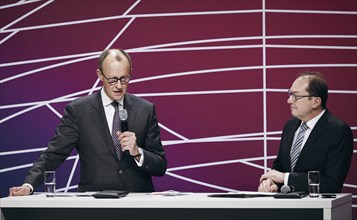 Friedrich Merz, Chairman of the CDU/CSU parliamentary group in the German Bundestag and Alexander