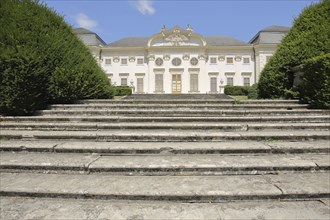 Baroque castle with staircase, Halbturn, Lake Neusiedl, Burgenland, Austria, Europe