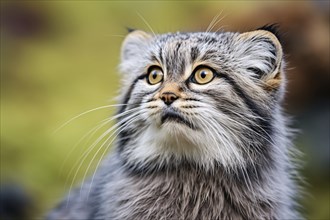 Portrait of Pallas cat. KI generiert, generiert AI generated