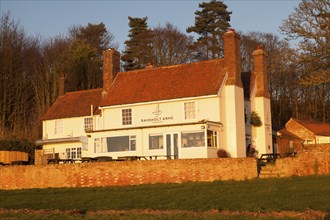 Ramsholt Arms pub, River Deben, Ramsholt, Suffolk, England, United Kingdom, Europe