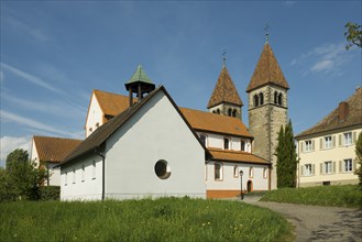 Collegiate Church of St Peter and Paul, Niederzell, UNESCO World Heritage Site, Reichenau Island,