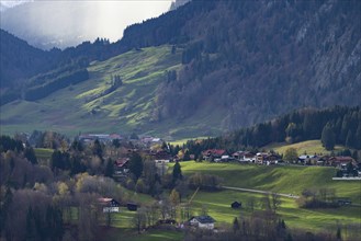 Oberstdorf in late autumn, Oberallgäu, Bavaria, Germany, Europe