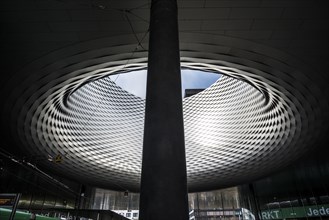 Modern architecture, new Basel Exhibition Centre building, architects Herzog and de Meuron, Basel,