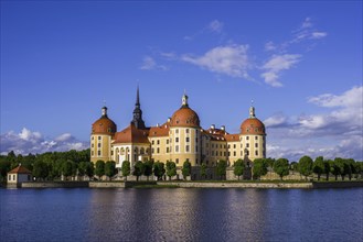 Moritzburg Castle, municipality of Moritzburg near Dresden, Saxony, Germany, Europe