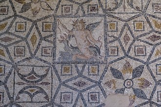 Floor mosaic, Archaeological Museum, former hospital of the Order of St John, 15th century, Old