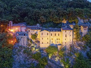 The Santuario di Greccio hermitage, also known as the Santuario Francescano dei Presepio, is