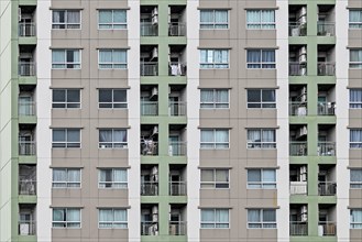 Residential block facade