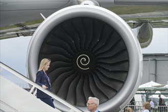 Engine, Emirates Airbus A380, ILA 2024, International Aerospace Exhibition Berlin, Schönefeld,