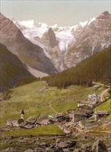 Trafoi, at the foot of the Ortler in the Trafoi Valley, a side valley of the Suldental in the