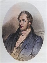 John Galt, 1779-1839, Scottish author, writer, illustration from the book The Masterpiece Library