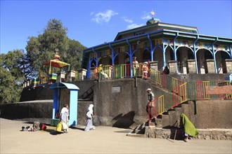 St Mary's Church on Mount Entoto near Addis Ababa, Ethiopia, Africa