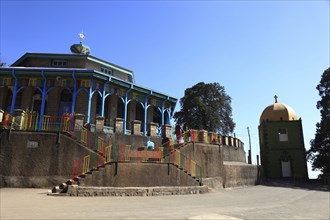 St Mary's Church on Mount Entoto near Addis Ababa, Ethiopia, Africa