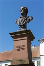 Monument in honour of Conradin Kreutzer, musician, conductor and composer, bust by Hans Baur,