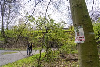 The Sterkrader Wald in Oberhausen, at the Oberhausen motorway junction, where the A2/A3A/A516 meet,