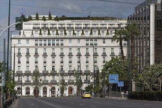 Hotel Grande Bretagne, historic Grand Hotel on Syntagma Square, 5-star hotel, Athens, Greece,