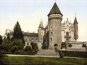 Bourbon-l'Archambault Castle is a 13th century fortress in Bourbon-l'Archambault in France, ca