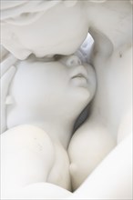 Mother with Child, detail, marble sculpture, State Museum of Art, Statens Museum for Kunst, SMK,