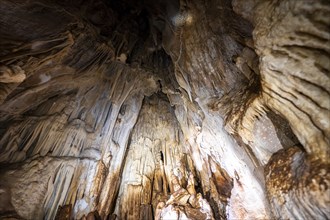 Stalactite cave, Terciopelo Cave, Barra Honda National Park, Costa Rica, Central America